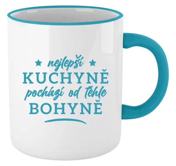 Hrnek Nejlepší kuchyně je od téhle bohyně