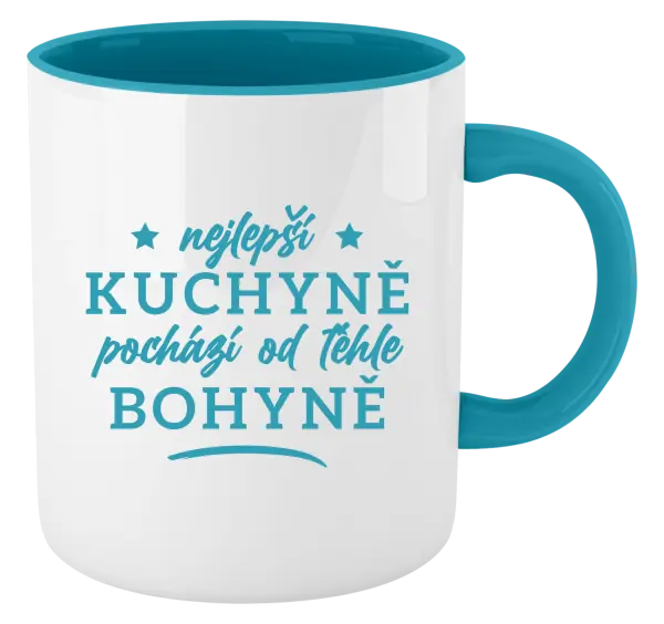 Hrnek Nejlepší kuchyně je od téhle bohyně