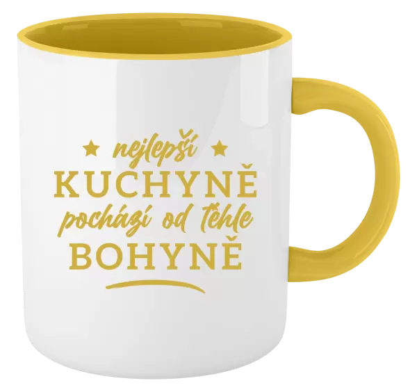 Hrnek Nejlepší kuchyně je od téhle bohyně