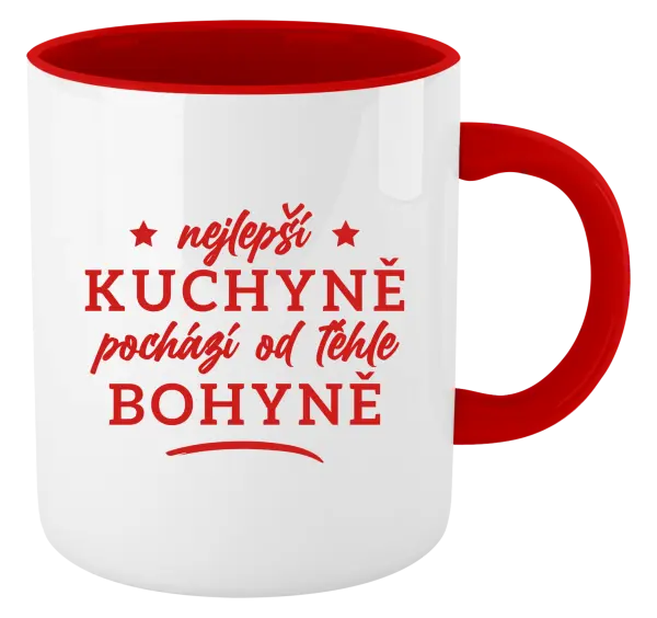 Hrnek Nejlepší kuchyně je od téhle bohyně