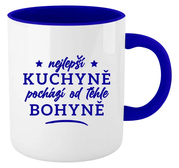 Hrnek Nejlepší kuchyně je od téhle bohyně