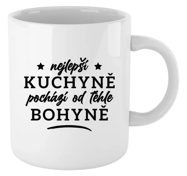 Hrnek Nejlepší kuchyně je od téhle bohyně