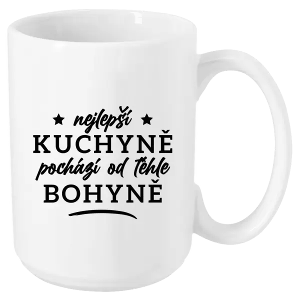 Hrnek Nejlepší kuchyně je od téhle bohyně