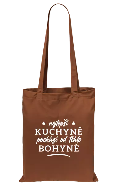 Látková taška Nejlepší kuchyně je od téhle bohyně