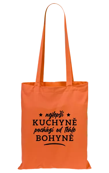 Látková taška Nejlepší kuchyně je od téhle bohyně