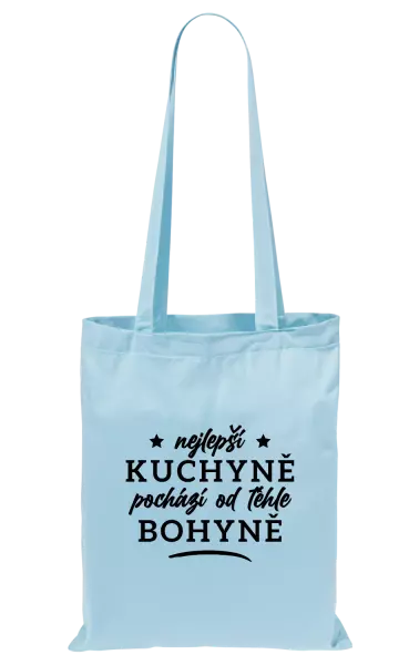 Látková taška Nejlepší kuchyně je od téhle bohyně