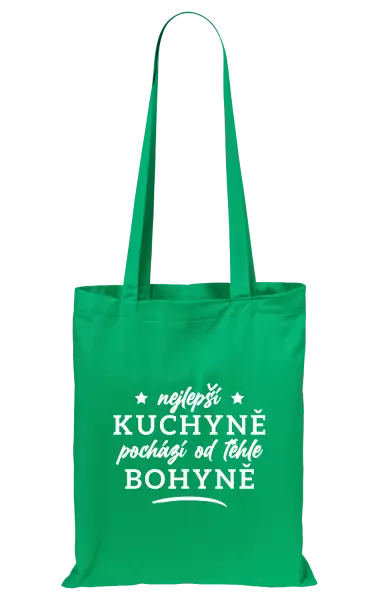 Látková taška Nejlepší kuchyně je od téhle bohyně