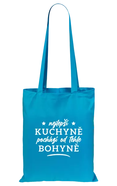 Látková taška Nejlepší kuchyně je od téhle bohyně