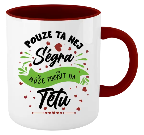 Hrnek Pouze ta nej ségra může povýšit na tetu