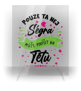 Plexi obrázek Pouze ta nej ségra může povýšit na tetu