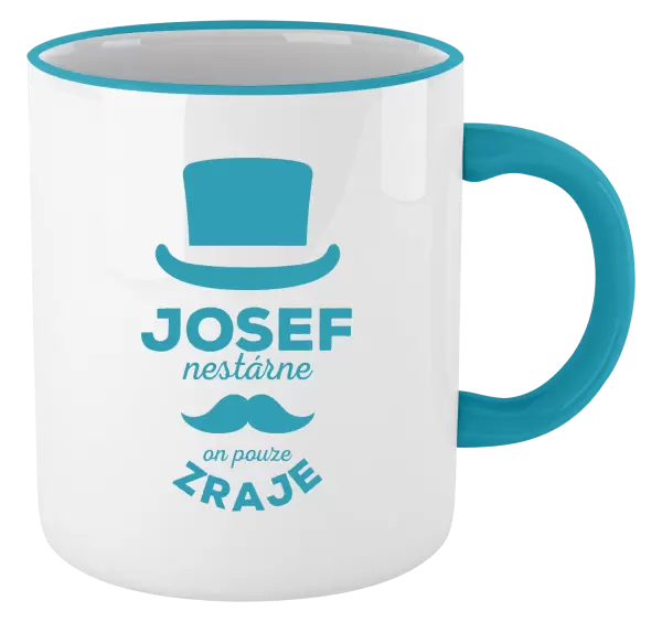 Hrnek Jméno nestárne, on pouze zraje