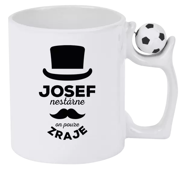 Hrnek Jméno nestárne, on pouze zraje