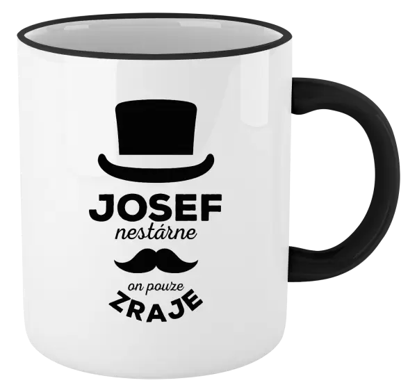 Hrnek Jméno nestárne, on pouze zraje