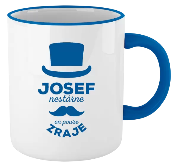 Hrnek Jméno nestárne, on pouze zraje