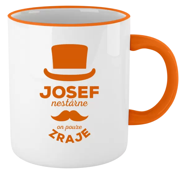 Hrnek Jméno nestárne, on pouze zraje