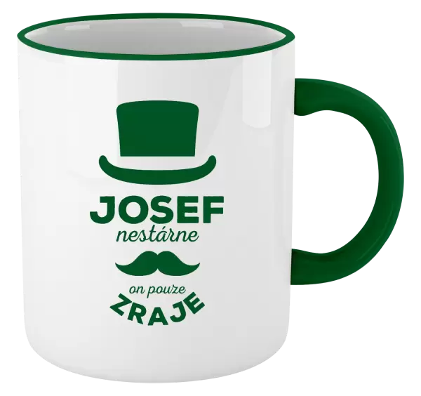 Hrnek Jméno nestárne, on pouze zraje