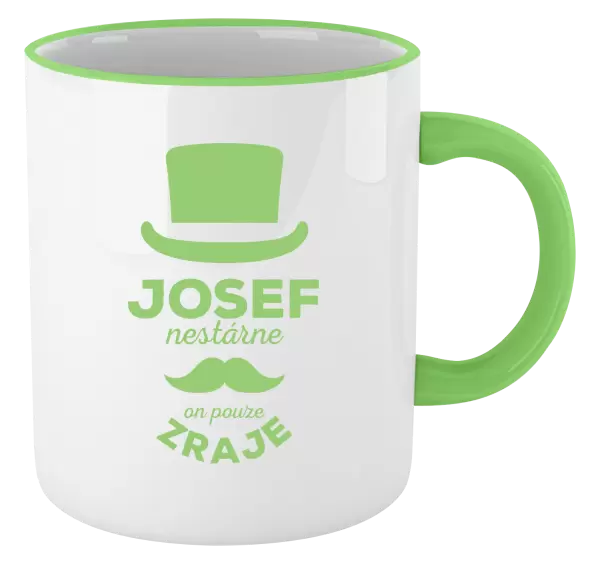 Hrnek Jméno nestárne, on pouze zraje