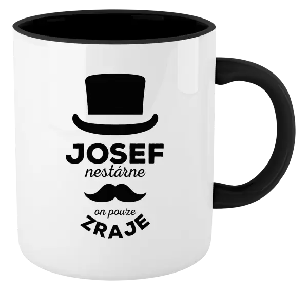 Hrnek Jméno nestárne, on pouze zraje