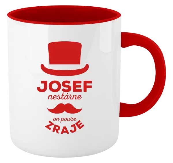 Hrnek Jméno nestárne, on pouze zraje