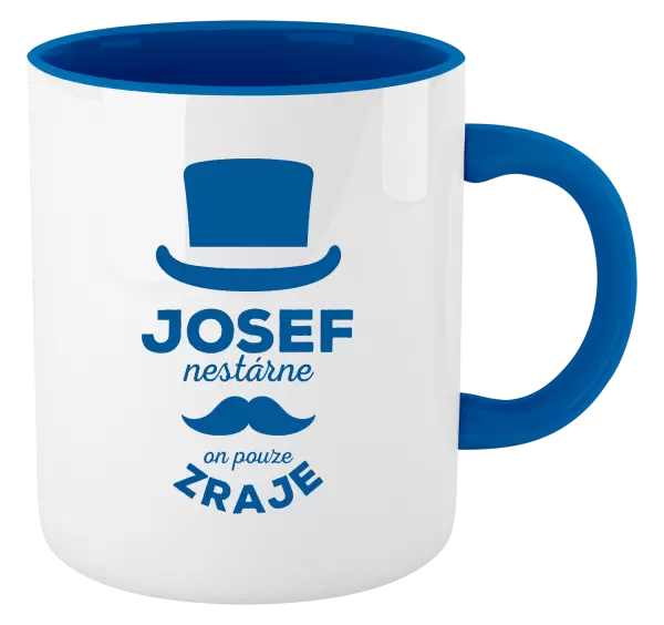 Hrnek Jméno nestárne, on pouze zraje