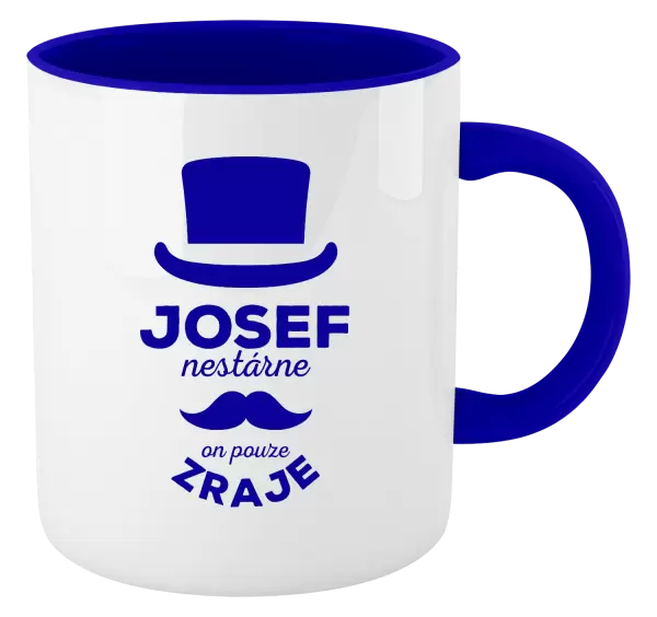 Hrnek Jméno nestárne, on pouze zraje