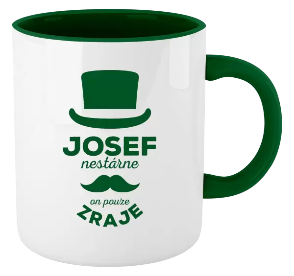 Hrnek Jméno nestárne, on pouze zraje