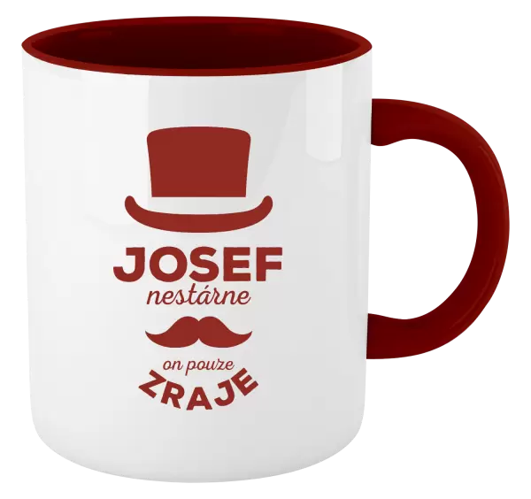 Hrnek Jméno nestárne, on pouze zraje