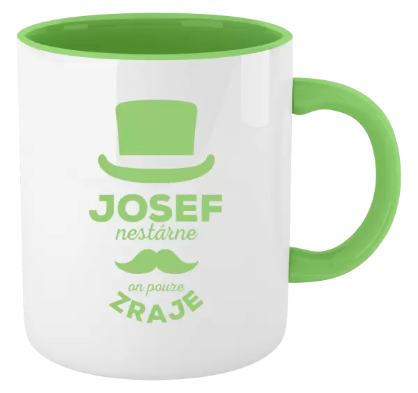 Hrnek Jméno nestárne, on pouze zraje