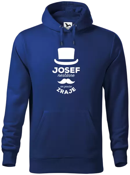 Pánská mikina Jméno nestárne, on pouze zraje