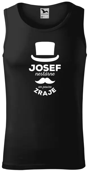 Pánské tílko Jméno nestárne, on pouze zraje