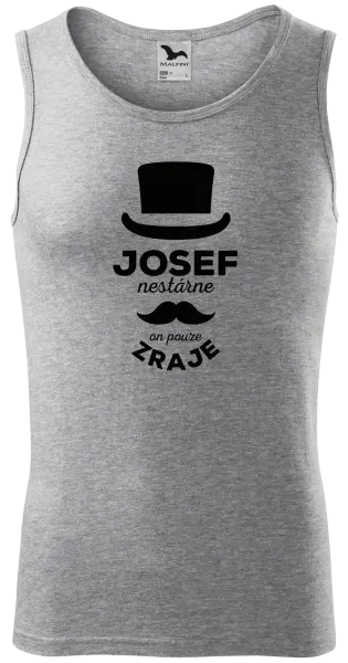 Pánské tílko Jméno nestárne, on pouze zraje