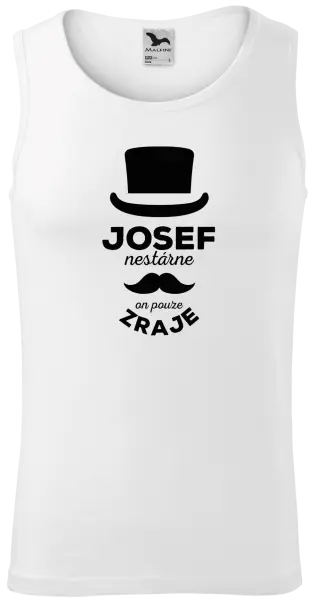 Pánské tílko Jméno nestárne, on pouze zraje