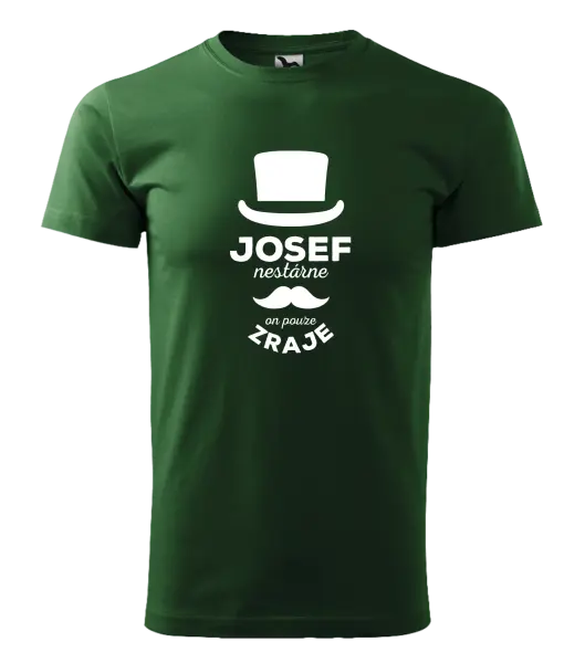 Pánské tričko Jméno nestárne, on pouze zraje