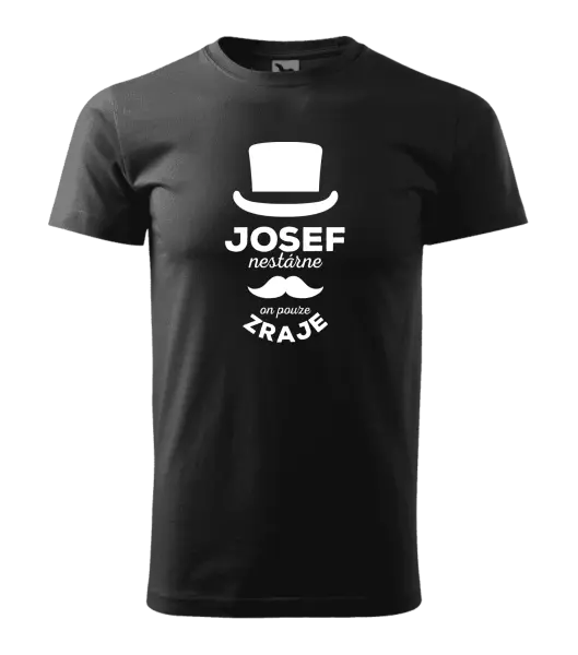 Pánské tričko Jméno nestárne, on pouze zraje