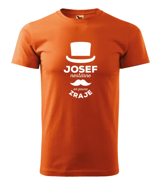Pánské tričko Jméno nestárne, on pouze zraje