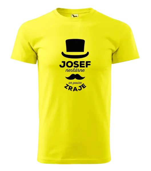 Pánské tričko Jméno nestárne, on pouze zraje