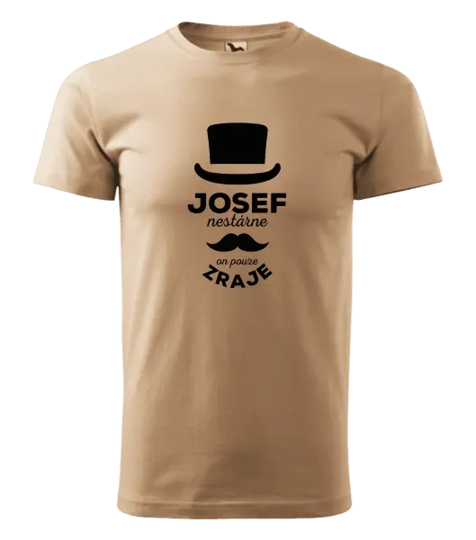 Pánské tričko Jméno nestárne, on pouze zraje