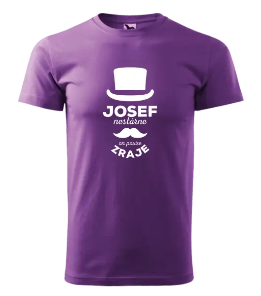 Pánské tričko Jméno nestárne, on pouze zraje