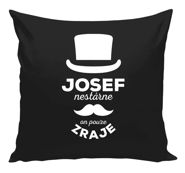 Polštář Jméno nestárne, on pouze zraje