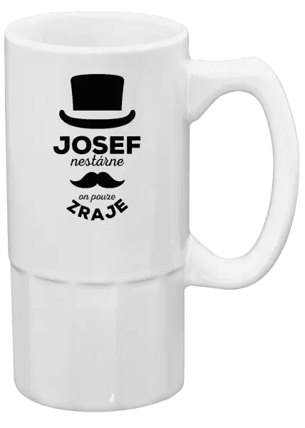 Půllitr Jméno nestárne, on pouze zraje