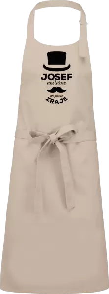 Zástěra Jméno nestárne, on pouze zraje