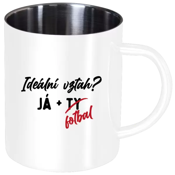 Nerezový hrnek Ideální vztah