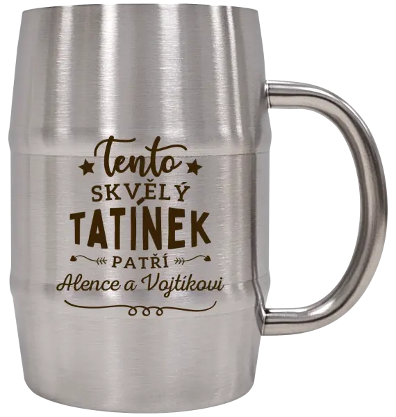 Nerezový chladicí půllitr Tento skvělý tatínek patří