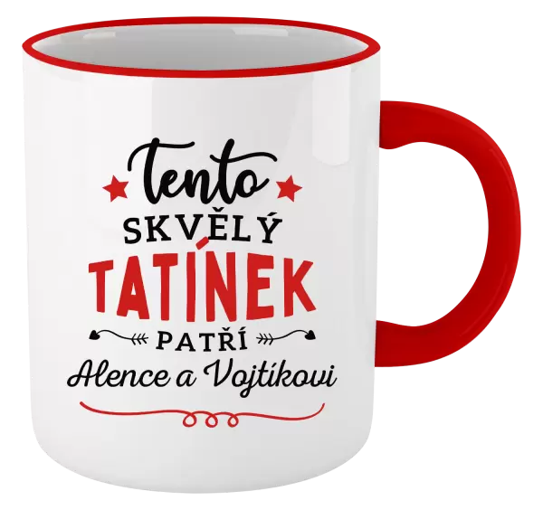 Hrnek Tento skvělý tatínek patří