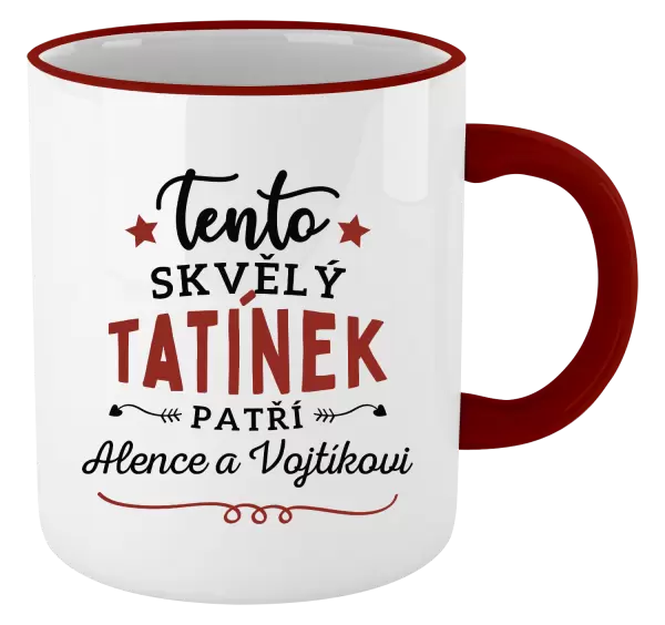 Hrnek Tento skvělý tatínek patří