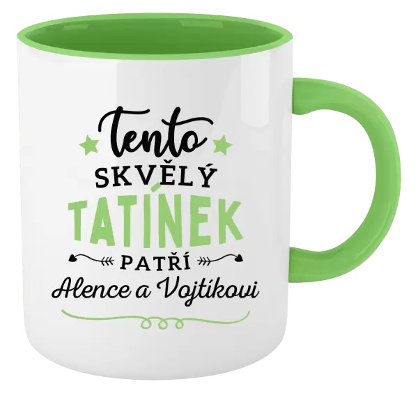 Hrnek Tento skvělý tatínek patří