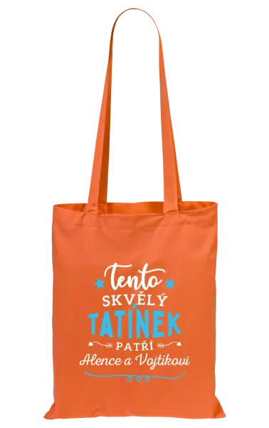 Látková taška Tento skvělý tatínek patří