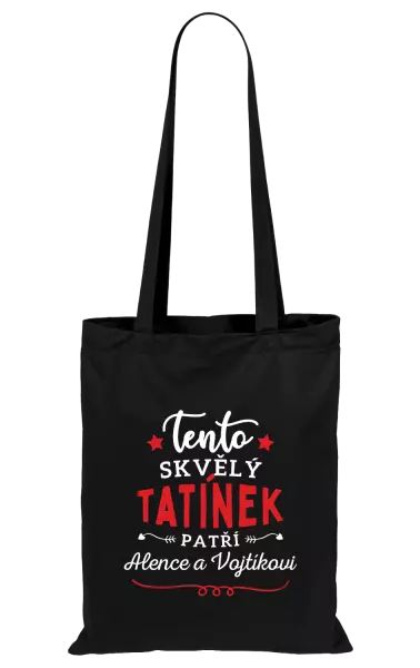 Látková taška Tento skvělý tatínek patří