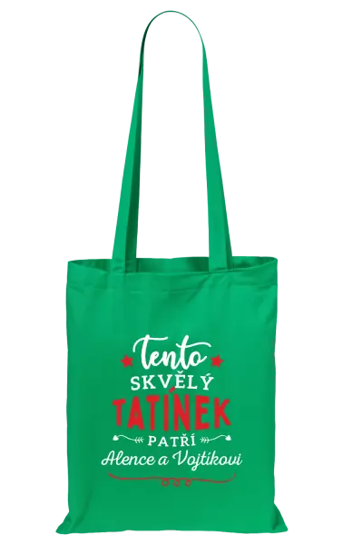 Látková taška Tento skvělý tatínek patří