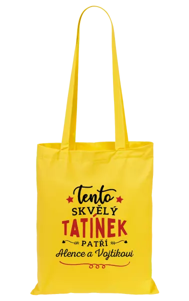 Látková taška Tento skvělý tatínek patří